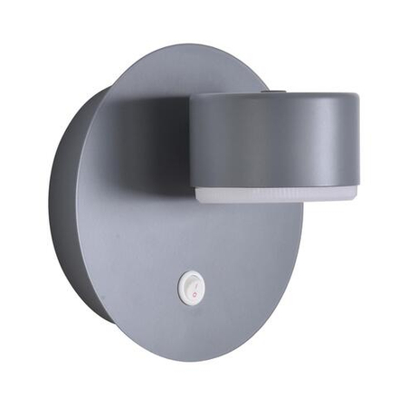 8345/1W COMFI LN26 433 серый, металл Бра GX53 LED 1*7W 220V TORINA
