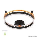 Светильник потолочный Crystal Lux FERNANDO PL48W LED BLACK/GOLD 0621/148