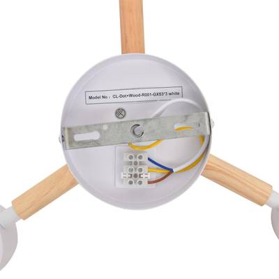 8306/3C COMFI белый, металл/дерево Светильник потолочный GX53 LED 3*7W 220V VUDI