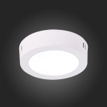 ST112.532.06 Светильник настенно-потолочный Белый LED 1*6W 3000K 330Lm Ra80 120° IP20 D110xH28 90-265V