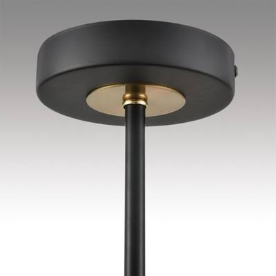 8153/6C COUNTY LN25 черный/медный, металл Потолочный светильник Е27 6*60W 220V VIVANA