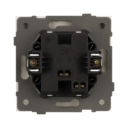 Механизм выключателя одноклавишный непроходной SWT-TENDO-MK01-PL-WH (230V, 10A) (Arlight, -)