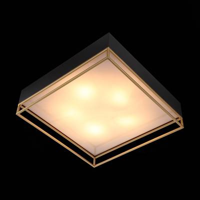 SL1127.422.05 Светильник потолочный ST-Luce Черный, Матовое золото/Белый E27 5*40W