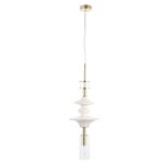 Светильник подвесной Crystal Lux VALENCIA SP1.4 GOLD 3290/201.4