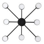 8234/8C COMFI LN25 черный, металл/акрил Люстра потолочная LED GX53 8*10W + LED-проектор 4*5W 2700К 220V VIRSAVA