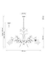 Люстра Lucia Tucci Fiori di rose 106.8