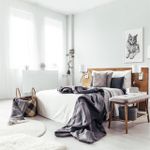 3745/1A MODERNI LN19 158 никель/белый, металл/текстиль Бра E14 40W+LED 3W 4000K 220V NIKKI
