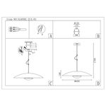 SL6502.213.01 Светильник подвесной ST-Luce Золотистый,Черный/Золотистый LED 1*40W 3000K