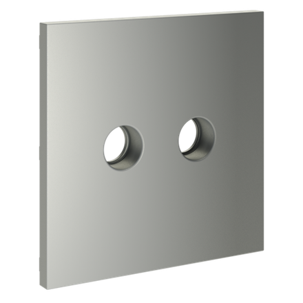 VLS001605 Накладка для розетки телевизионной оконечной TV+SAT, S70 (сталь). (ТМ Maytoni)