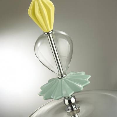 4893/1A CLASSIC ODL_EX22 197 хром/раноцветн./керамика/стекло Подвес E14 1*40W 4893/1A BIZET