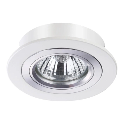 370390 SPOT NT18 517 белый Встраиваемый светильник IP20 GX5.3 50W 12V MORUS