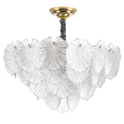 799122 Люстра RETRO 12х8W (led) E14 ЗОЛОТО/ПРОЗРАЧНЫЙ Lightstar