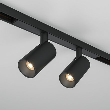 Трековый светильник Focus Duo Basity 10Вт 36°, TR176-1-2X5WTW-M-B. TM Maytoni