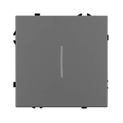 Механизм выключателя одноклавишный проходной LED SWT-NOBE-MKP1-SFPL-L-GR (230V, 10A) (Arlight, -)
