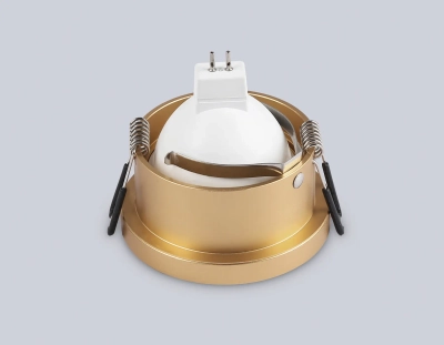 Светильник встраиваемый TN102803 GD золото GU5.3 D71*34