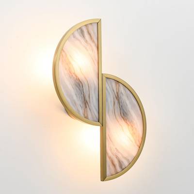 5448/2W L-VISION ODL_EX25 119 Настенный светильник бронзовый/металл/акрил/искусственный мрамор IP20 LED 2*G9 40W 220V TOSCANA