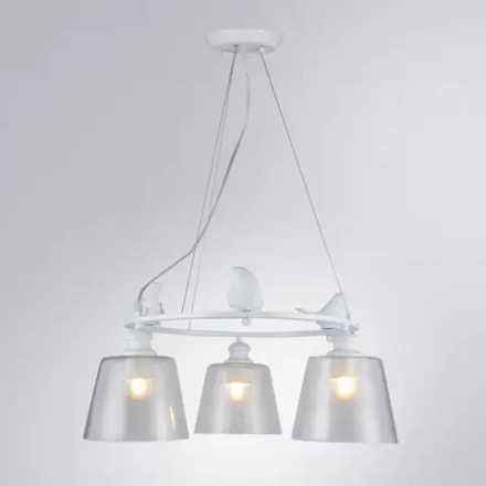 Подвесная люстра Arte Lamp PASSERO A4289LM-3WH, 3хE27