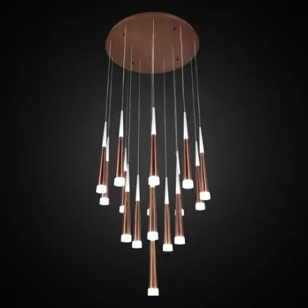 Citilux Вегас CL227163 LED Люстра каскадная Коричневая