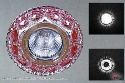 00757-9.0-001CN MR16+LED3W CL+PK светильник точечный Reluce, GU5.3х1