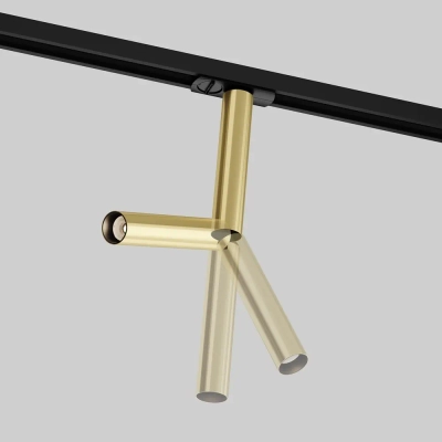 Трековый светильник Фокус Двойной / Focus Dual Unity 3000K 6Вт 36°, TR142-1-6W3K-BS. TM Maytoni
