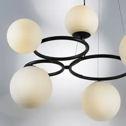 815097 Люстра GLOBO 9х40W G9 МАТОВЫЙ ЧЕРНЫЙ Lightstar