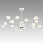 8265/15 COMFI LN26 металл/металл белый/белый Люстра GX53 LED 15*7W 220V TORINA