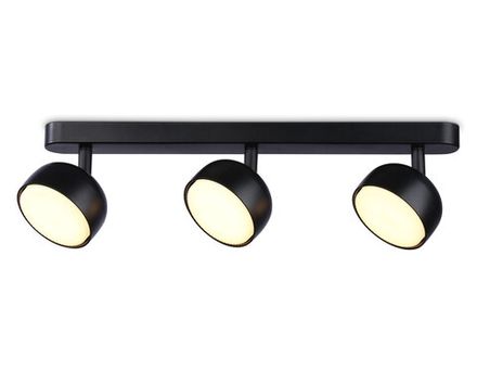 Светильник накладной TN71018/3 BK черный GX53/3 max 12W 400*80*90