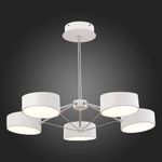 SLE6005-502-05 Светильник потолочный Белый, Хром/Белый LED 5*10W