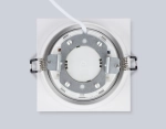 Светильник встраиваемый TN51824 WH белый GX53 max 15W 110*110*39