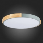 SLE201372-01 Светильник потолочный Серый, Светлое дерево/Белый LED 1*40W 3000K/4000K/6000K