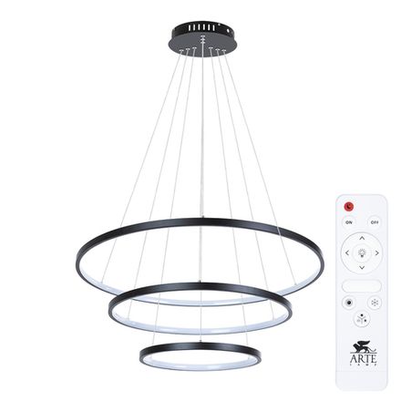Подвесная люстра Arte Lamp FRODO A2197SP-3BK, 1хLED