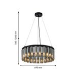 Подвесная люстра Slang 4504-25P. ТМ Favourite