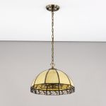 Citilux Шербург-2 CL440231 Люстра витражная подвесная Бронза