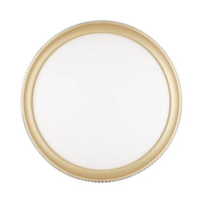 3054/DL PALE SN 132 Светильник пластик/белый/золотистый LED 48Вт 3000-6300K D395 IP43 пульт ДУ SHINY