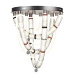 5456/80CL L-VISION ODL_EX26 045 темный сатин.никель/терракот/черный Люстра потолочная LED 80W 4000K COLLIER