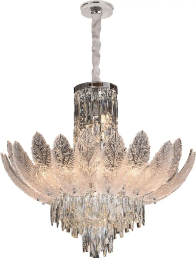 Люстра подвесная Florens Chrome FL1055-19P, E14х19