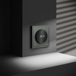 VLS070106 Терморегулятор электронный VOLTUM S70 с индикацией и датчиком, для теплого пола, (титан) (ТМ Maytoni)