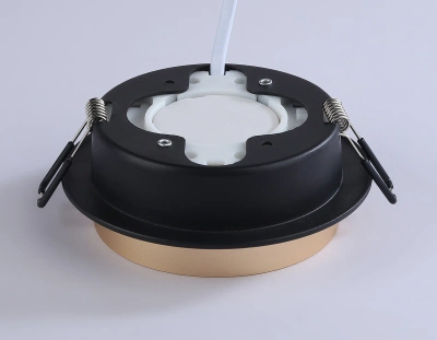 Светильник встраиваемый TN5228 BK/GD черный/золото GX53 max 12W D110*35