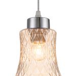 Подвесной светильник Escada 10193/1S E27*40W Chrome/Amber