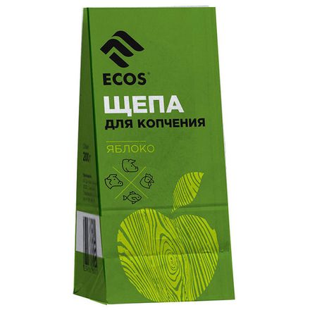 Щепа для копчения из фруктовых пород ЯБЛОНЯ, 200г.