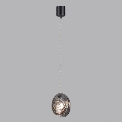 5038/1A MODERN ODL24 367 черный/дымчатый/металл/стекло Подвес G9 1*40W MUSSELS