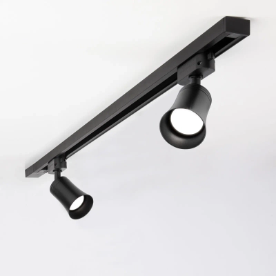 Basic System Трековый светильник GU10 Vetro Черный MRL 1001