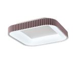 7770/56L AVRA LED SN Светильник металл/белый/мокко LED 56Вт+14Вт 3000-6000K 500х500 IP43 пульт ДУ+подсветка SHARMEL