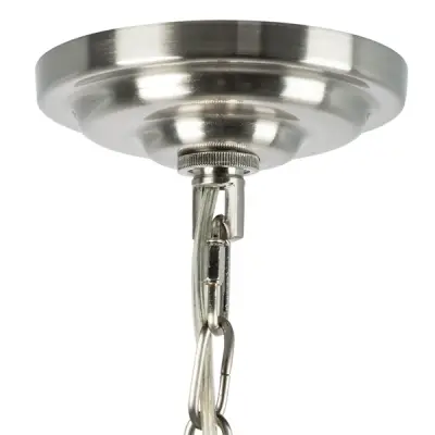 723085 Люстра FLUME 8х40W E14 ЧЕРНЫЙ МАТОВЫЙ/НИКЕЛЬ Lightstar