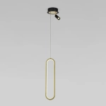 Подвесной светильник 90269/1 черный/золото, LED