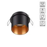 370431 SPOT NT19 515 черный Встраиваемый светильник IP20 GU10 50W 220V BUTT