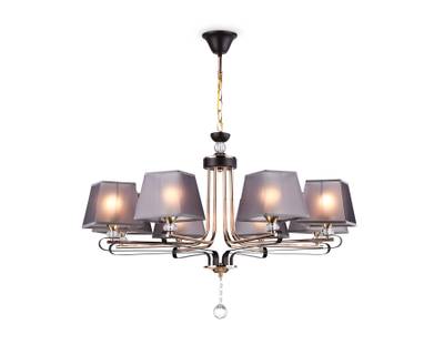 Светильник подвесной TR4618/8 CF/FGD кофе/золото E27/8 max 40W D760*810