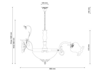 Люстра Lucia Tucci Fiori di rose 105.6.2