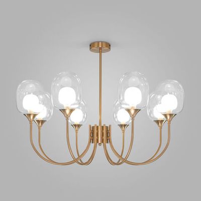 Умный потолочный светильник 70217/8 латунь