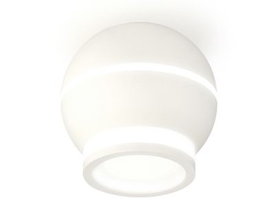 Комплект накладного светильника XS1101040 SWH/FR белый песок/белый матовый MR16 GU5.3 LED 3W 4200K (C1101, N7120)